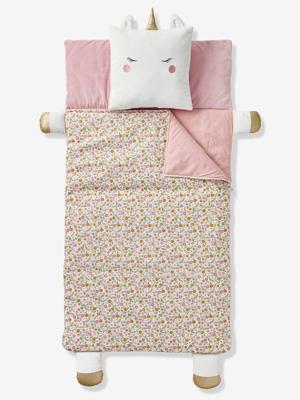 Slaapzak + kussen Dieren meerkleurig Slaapzak + kussen Dieren meerkleurig