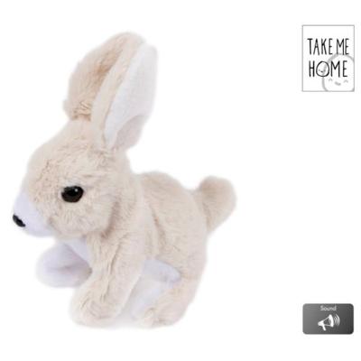 Take Me Home knuffelkonijn junior 15,5 cm pluche beige