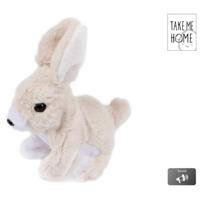 Take Me Home knuffelkonijn junior 15,5 cm pluche beige - thumbnail