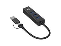 Conceptronic laptop dock & poortreplicator USB 3.2 Gen 1 (3.1 Gen 1) Type-A Zwart - thumbnail