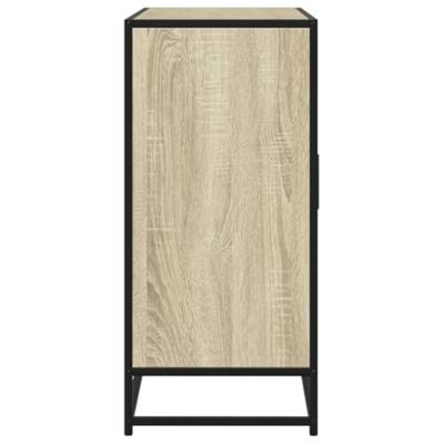 Dressoir 92x35x76 cm bewerkt hout sonoma eikenkleurig