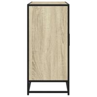 Dressoir 92x35x76 cm bewerkt hout sonoma eikenkleurig - thumbnail