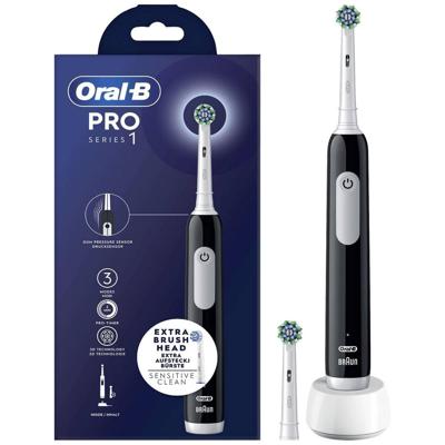 Oral-B Pro Serie 1 Elektrische Tandenborstel Zwart/Wit Oral-B Pro Serie 1 Elektrische Tandenborstel Zwart/Wit
