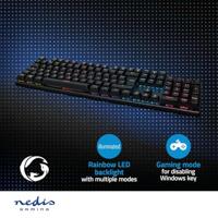 Bedraad Gaming Toetsenbord | USB Type-A | Mechanische Toetsen | LED | AZERTY | Frans | USB Gevoed | Lengte stroomkabel: 1.50 m | Gaming - thumbnail