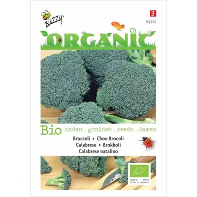 Zaden Organic Broccoli Calabrese natalino (BIO) Buzzy - Buzzy