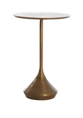 Light & Living Ronde Bijzettafel 'Dimphy' 35cm, kleur Antiek Brons