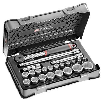 Facom doppendoos 1/2” 6-kant l3 - S.161-3P6PB