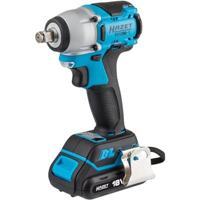 HAZET Mini accu-slagmoersleutelset · 18 Volt 9212M-1/4 · Losdraaimoment maximaal [Nm]: 270 Nm · 1/2 inch (12,5 mm) vierkant massief · 4-delig