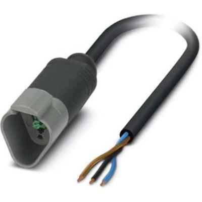 Phoenix Contact 1414999 Sensor/actuator connector, geassembleerd Aantal polen (sensoren): 3 Stekker, recht 1.50 m 1 stuk(s)