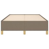 Bedframe zonder matras 120x190 cm stof taupe - thumbnail