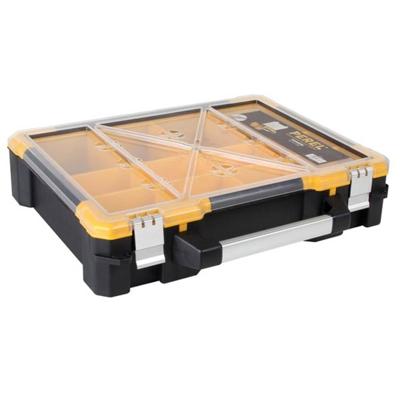 Plastic opbergkoffer met verwijderbare bakjes 490 x 420 x 115 mm Velleman - Velleman