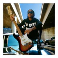 Fender Steve Lacy People Pleaser Stratocaster MN Chaos Burst elektrische gitaar met vintage-style koffer - thumbnail