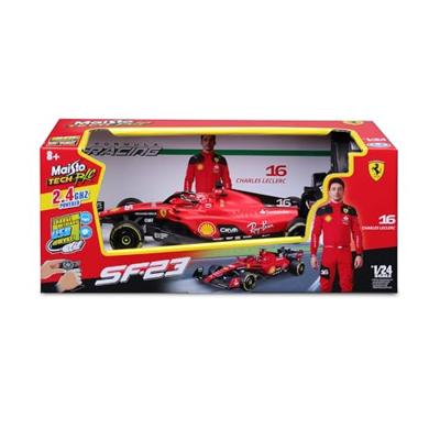 MaistoTech 582357 Ferrari F1 2023 1:24 RC modelauto voor beginners Elektro Racewagen MaistoTech 582357 Ferrari F1 2023 1:24 RC modelauto voor beginners Elektro Racewagen