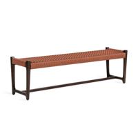 Jesper Home Bankje 'Kuwana' Espresso Teakhout, 160cm, kleur Cinnamon - thumbnail