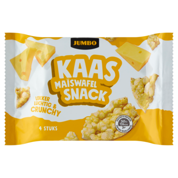 Jumbo Maiswafels Kaassmaak 16 Stuks 4 x 30,8 g