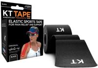 KT Tape Elastic Sports Tape Strips Zwart - thumbnail
