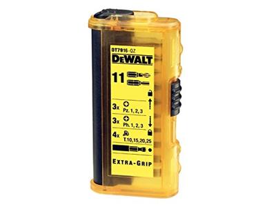 DeWalt Accessoires 11-dlg set met Pz, Ph en Torx - DT7916-QZ