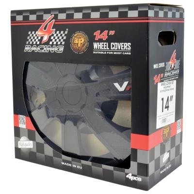 Carpoint wieldoppen vr carbon 14 inch abs zwart set van 4