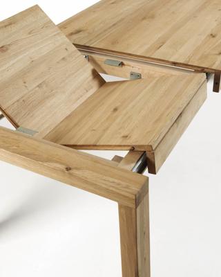 Kave Home Eettafel 'Briva' Eiken Naturel, 200 - 280 x 100cm