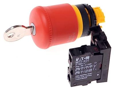 Eaton M22-PVS/K01 Noodstopschakelaar 1x NC IP66, IP67, IP69 1 stuk(s)