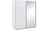 Goossens Basic Kledingkast Miami, 180 cm breed, 210 cm hoog, 1x spiegeldeur re en 1x schuifdeur li - thumbnail