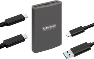 Transcend RDE2 Externe geheugenkaartlezer USB-A 3.2 Gen 2, CompactFlash Grijs Transcend RDE2 Externe geheugenkaartlezer USB-A 3.2 Gen 2, CompactFlash Grijs