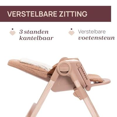 Kinderstoel Polly Armonia CHICCO terracotta