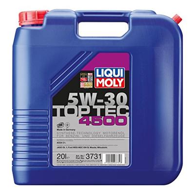 LIQUI MOLY motorolie "top tec 4500". top tec 4500 5w-30 20 ltr.