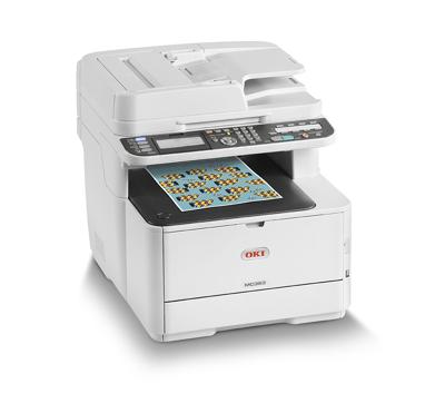 OKI MC363dn Multifunctionele laserprinter (kleur) A4 Printen, scannen, kopiëren, faxen LAN, Duplex, Duplex-ADF