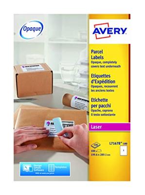 Avery L7167B-100 BlockOut zelfklevende etiketten QuickPeel, ft 199,6 x 289,1 mm (b x h), 100 etiketten Avery L7167B-100 BlockOut zelfklevende etiketten QuickPeel, ft 199,6 x 289,1 mm (b x h), 100 etiketten
