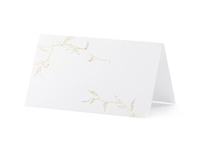 Naamkaartjes Gouden Takken (9.5x5.5cm)