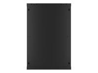 Lanberg WF01-6618-10B rack 18U Wandrek Zwart - thumbnail
