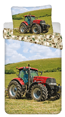 Dekbedovertrek trekker rood 140 x 200 cm 70x90 cm - 100% katoen Dekbedovertrek trekker rood 140 x 200 cm 70x90 cm - 100% katoen