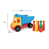 WADER Speelgoedvoertuig (Multitruck met kegels) - thumbnail