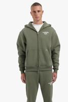 Croyez Homme Fraternit? Zip-hoodie Cr1-fw25-03 Hoodies 2401 Dusty Olive - thumbnail
