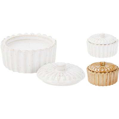 Home & Styling Kaars in pompoen potje 5cm