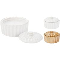 Home & Styling Kaars in pompoen potje 5cm - thumbnail