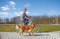 TRIXIE FIETSLIJN / JOGGINGLIJN ZWART 100-200X2,5 CM - thumbnail