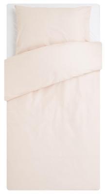 HEMA Peuterdekbedovertrek 120x150cm zacht katoen lichtroze (roze)