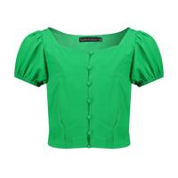 Frankie & Liberty Meisjes blouse - Hetty - Fern groen - thumbnail
