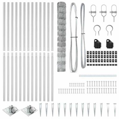 Weidehekwerk Zilver 25 x 1.2 m Gegalvaniseerd staal