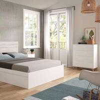 Ladekast Wit 95 x 77,5 x 40 cm - thumbnail