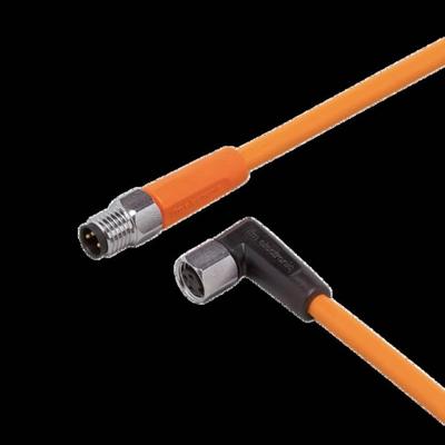 ifm Electronic EVT155 Verbindingskabel Aantal polen (sensoren): 3, 3 Stekker, recht, Bus, haaks 0.6 m 1 stuk(s)