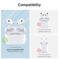 Catalyst Slim Case voor AirPods Pro Skin voor Apple AirPods Pro Charging Case, verwisselbare kleuren, beschermhoes Soft Skin, compatibel draadloos opladen - Blauw - thumbnail