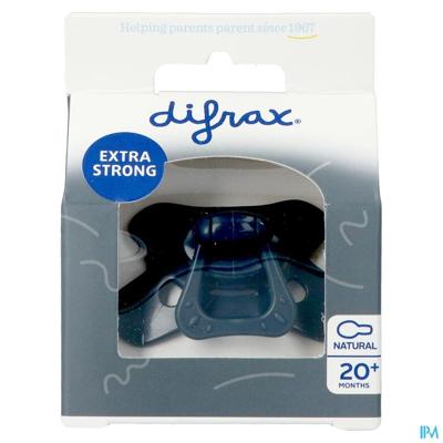 Difrax Fopspeen Natural 18+ Maanden Uni Blackberry