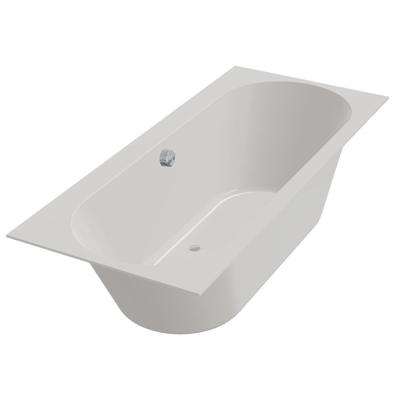 Ligbad Beterbad Xenz Madeira 170x75 cm Inclusief Badpoten Crème