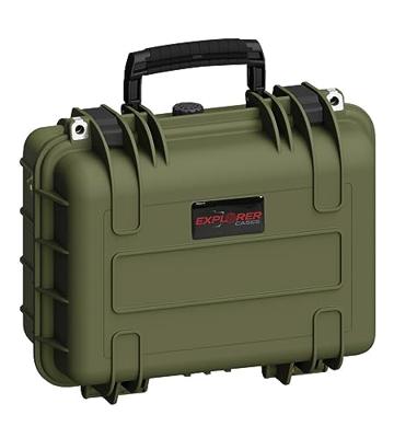 Explorer Cases Outdoor-koffer 3317HL.G green with pick & pluck foam (b x h x d) 33 x 24 x 17 cm Olijf-groen 3317HL.G