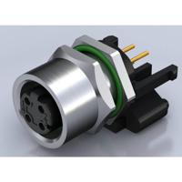 Weidmüller 2424170000 Sensor/actuator connector, niet geassembleerd M12 Aantal polen (sensoren): 4 Bus, inbouw 10 stuk(s) - thumbnail