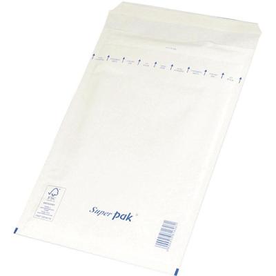 OFFICE products luchtkussenenveloppen, met stripsluiting, 150 x 215 mm, wit, pak van 5 stuks
