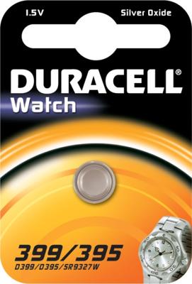 Duracell 399/395 zilveroxide 1,5 V niet-oplaadbare batterij (zilveroxide, knoop/munt, 1,5 V, 1 st., SR57, 84 mAh)